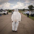 Imagen de archivo de la vacunación contra la covid en Pretoria, Sudáfrica.