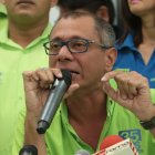 El exvicepresidente Jorge Glas en un acto proselitista del 2017. Él era parte del buró político de Alianza PAIS.