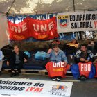 El 4 de mayo de 2022, la UNE inició la huelga de hambre afuera de las instalaciones de la Corte Constitucional.