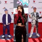 Composición de fotografías de archivo donde aparecen los cantantes, de izq, a dcha., María Becerra, Lit Killah, Nicki Nicole, Tiago PZK, y Paloma Mami que irrumpen en Estados Unidos como parte de una nueva ola de música urbana proveniente del sur del continente e impulsada por estrellas del reguetón caribeño.