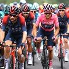 Richard Carapaz (maglia rosa) se siente con mayor seguridad en esa última semana del Giro, reconoce que está más convencido que en la carrera de 2019.