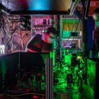 Los investigadores trabajan en uno de los nodos de la red cuántica