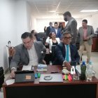 Diligencia. En el Complejo Judicial Norte se reinstaló la audiencia preparatoria de juicio contra nueve sospechosos de homicidio.