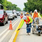 Tarea. Se prevé que los trabajos concluyan el próximo martes 31.