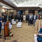 Encuentro. El pasado viernes durante el cierre de reuniones presenciales.