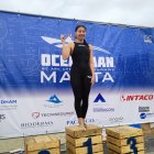La cuencana de 32 años lideró los 10 km damas del Oceanman de Manta, tras cronometrar un tiempo de 2 horas, 21 minutos y 6 segundos.