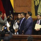 Virgilio Saquicela toma juramento como presidente de la Asamblea