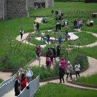 El "Superbloom" en la Torre de Londres para celebrar el Jubileo de la reina Isabel II.