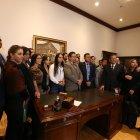 Golpe parlamentario: Virgilio Saquicela y los complotados toman posesión del despacho presidencial.