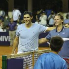 El "duelo sudamericano del recuerdo" entre Nicolás Lapentti y David Nalbandian.