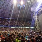 La cantante se presentó en el Coliseo Voltaire Paladines Polo.