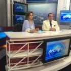 Con Luisa Delgadillo