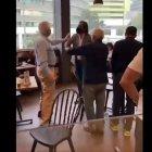 Juan Carlos Vásconez, esposo de la alcaldesa Cynthia Viteri, y Omar Maluk Salem quedaron registrados en videos que circularon en redes sociales.