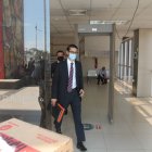 ‘Adornos’. Complejo Judicial Sur, con elementos que no se usan.