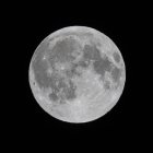 Vista de la Luna llena, en una fotografía de archivo