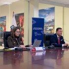 Rueda de prensa de las autoridades del COE Nacional en el ECU 911 en Quito.