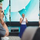 Funcionaria. La administración de Cynthia Viteri, hasta el momento, lleva cuatro investigaciones abiertas por parte de la Fiscalía General del Estado.