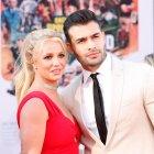 La cantante estadounidense Britney Spears y su novio Sam Asghari