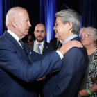 En su reunión bilateral, Lasso formalizó su pedido al presidente de Estados Unidos, Joe Biden, sobre "profundizar la cooperación" en materia de defensa y seguridad.