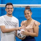 El fútbol y el Guayaquil City unieron a los arqueros Gonzalo Valle y Nadia Molina.