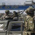 El pasado 29 de abril durante una visita al puerto de Mariupol organizada por el mando ruso