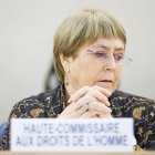 La alta comisionada de las Naciones Unidas para los derechos humanos, Michelle Bachelet.
