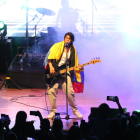 Timo sobre el escenario del teatro Fedenador.