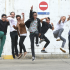 Buena onda.  Eduardo Ballén, Kike Romero, Rubén Burgos, Ezequiel Noboa, Luis Sáenz, Harry Game y Luis Alberto Illescas.