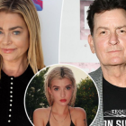 Charlie con su exesposa y su hija, Sami.