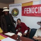 Anuncio. La dirigencia de la Fenocín dijo que respalda la protesta de la Conaie.
