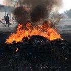 En el sector de Cutuglagua en Mejía, sur de Quito, las manifestaciones continúan.