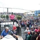 Quito. En el sur de Quito, cientos de indígenas y campesiones llegaron este lunes 20 de junio de 2022 para protestar contra el gobierno.