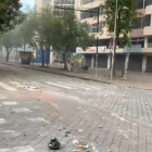 Manifestantes en la avenida Amazonas y Patria han sido dispersados.