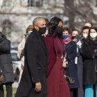 El expresidente de Estados Unidos Barack Obama y la exprimera dama Michelle Obama, en una fotografía de archivo.