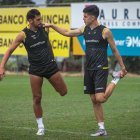 Planificación. Barcelona cumplió ayer su práctica pensando en el duelo frente a El Nacional, programado para el domingo en Quito.