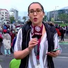 En vivo desde los alrededores de la Casa de la Cultura.