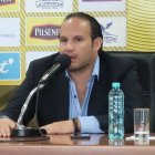 Foto de archivo del presidente de la Federación Ecuatoriana de Fútbol, Francisco Egas.