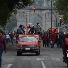 Abandono. La Policía logró que los manifestantes abandonen los espacios convertidos desde el jueves en escenario de conflicto.