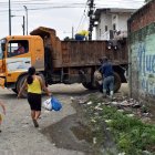 Escenario. En las esquinas se evidencian la falta de obra en Los Ceibos.