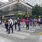 Actividad normal en el centro de Guayaquil, este lunes 27 de junio, en el decimoquinto día del paro nacional convocado por la Conaie