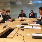 El Gobierno en reuniones con el FMI durante este año.