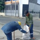 Trabajos. Se realizó la limpieza de algunos de los espacios.