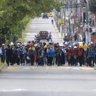 Organizaciones de Ibarra marcharon por La Gasca.