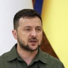 El presidente de Ucrania, Volodimir Zelenski, el pasado jueves.