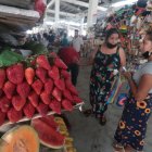 Mercado.- Durante los 18 días del paro en Guayaquil no se encontraba frutilla, pero ayer se vendió la libra a 1 dólar.