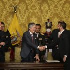 Pablo Arosemena es posesionado como ministro de Finanzas por el presidente Guillermo Lasso.