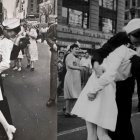 El beso más famoso de la historia fue robado, el veterano George Mendonsa no conocia a Edith Shain ambos son los protagonistas de esta foto