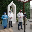 Escenario. La dirección municipal detalló en rueda de prensa como se lleva a cabo la vigilancia epidemiológica.