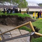 En Loja, se realizó una inspección de las zonas afectadas, debido a la época lluviosa para según dijo la SNGR, articular acciones de mitigación y respuesta.