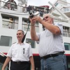 Imagen de la visita del crucero Silver Explorer a Guayaquil, en octubre de 2015. La nave, de 108 metros de eslora, 4,6 metros de calado y con capacidad para 115 pasajeros, acoderó en el Puerto Marítimo. El Foro Río Guayas afirma que este tipo de buques aún puede llegar al Malecón.